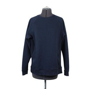 Duluth Trading women's Souped-Up‎ crew neck fleece pullover sweatshirt M